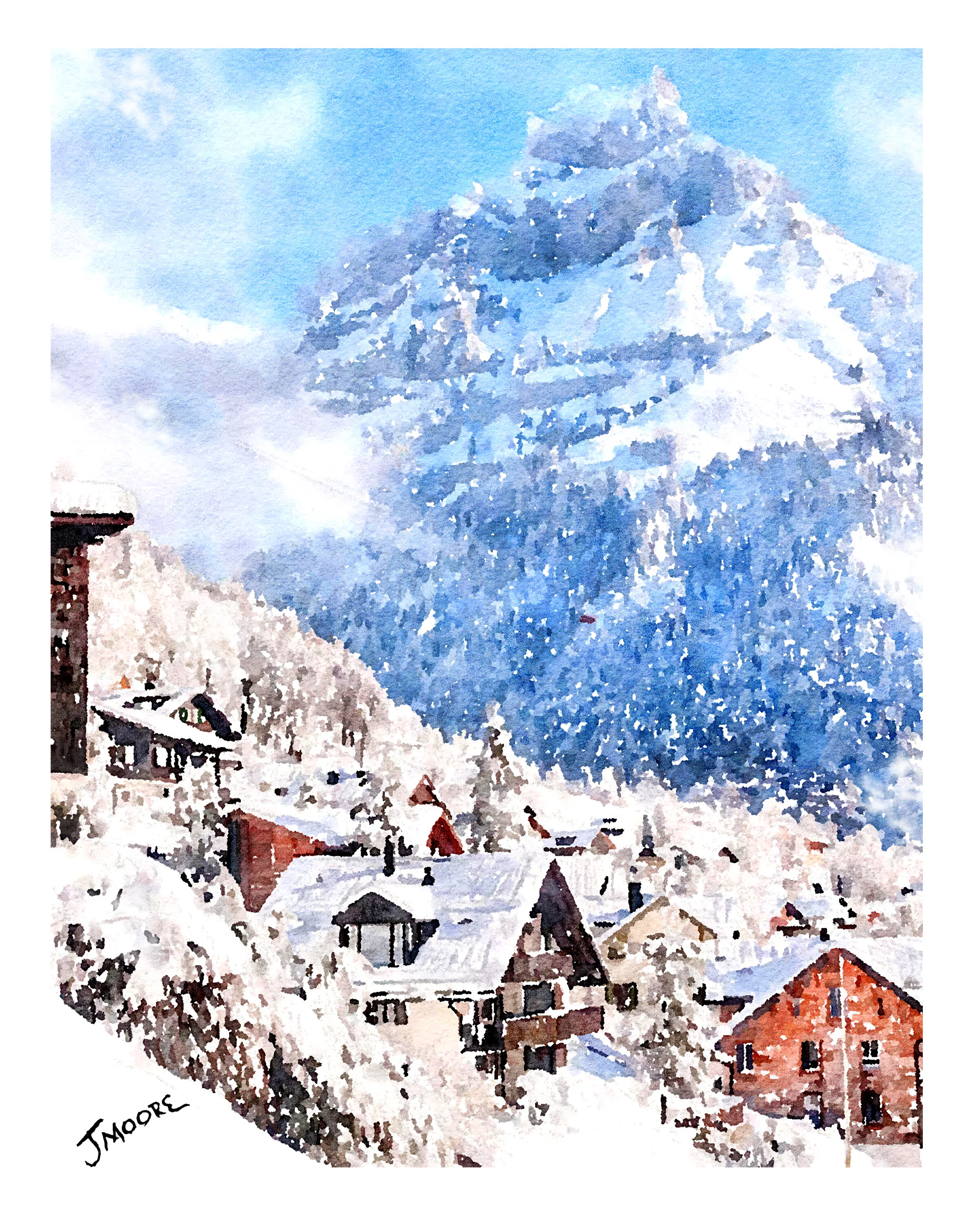 Engelberg - Switzerland — Artwork by Jeffrey A. Moore Engelberg - Switzerland — Artwork by Jeffrey A. Moore